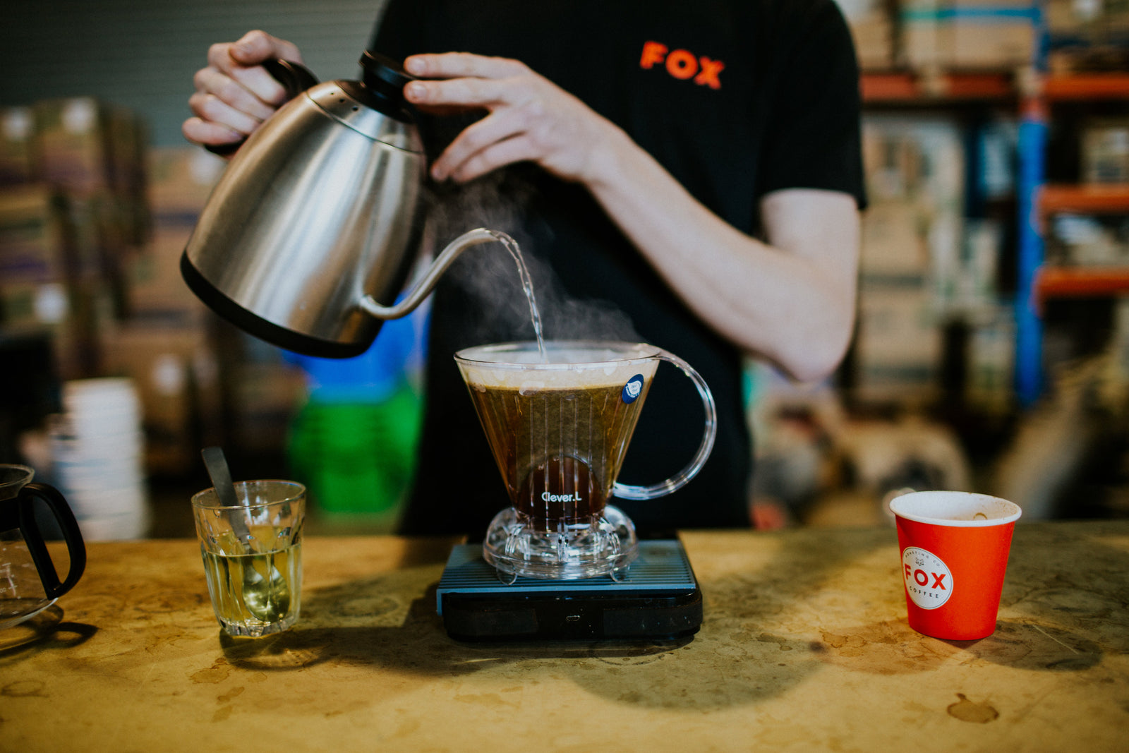 How to brew a Clever Dripper FAST Fox Coffee